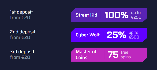 Bonus de bienvenue Justbit