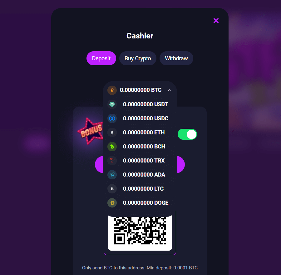 Page de dépôt de Metaspins