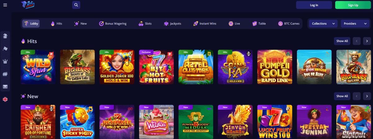 7bitcasino Jeux