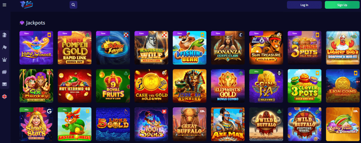 Jeux de Jackpot de 7bitcasino