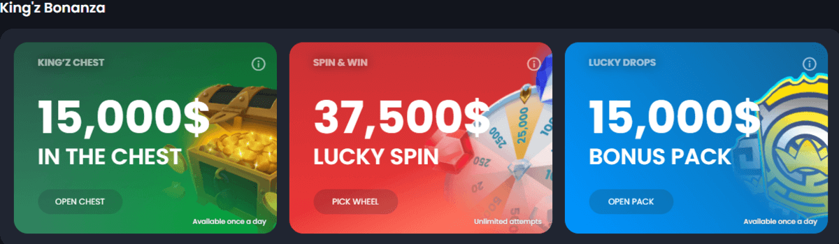 Bonanza du Roi Bitkingz