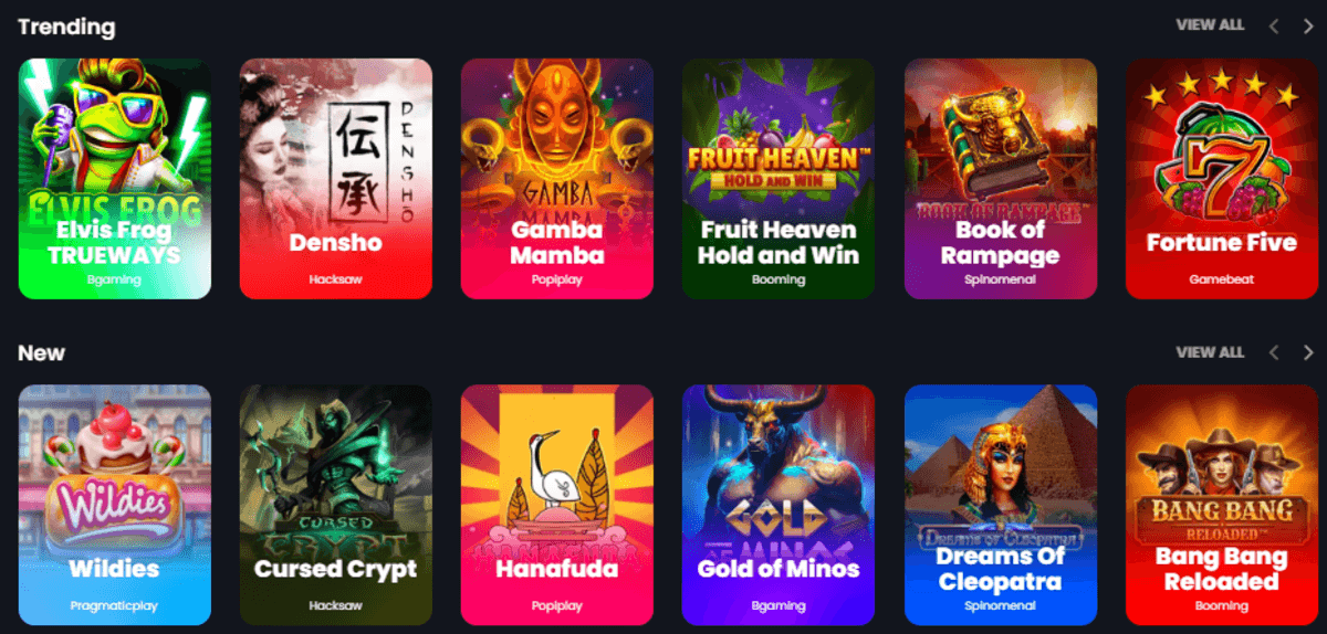 Machines à sous Bitkingz