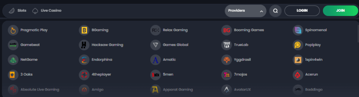 Fournisseurs de logiciels Bitkingz